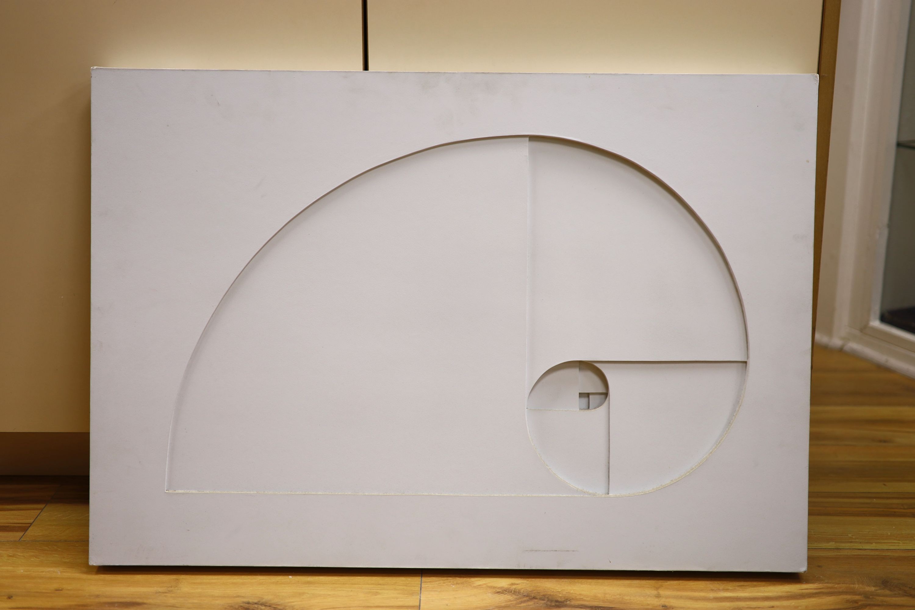 Barbara Frey, oil on board, 'Nautilus Pompilius', label verso, 53 x 77cm.